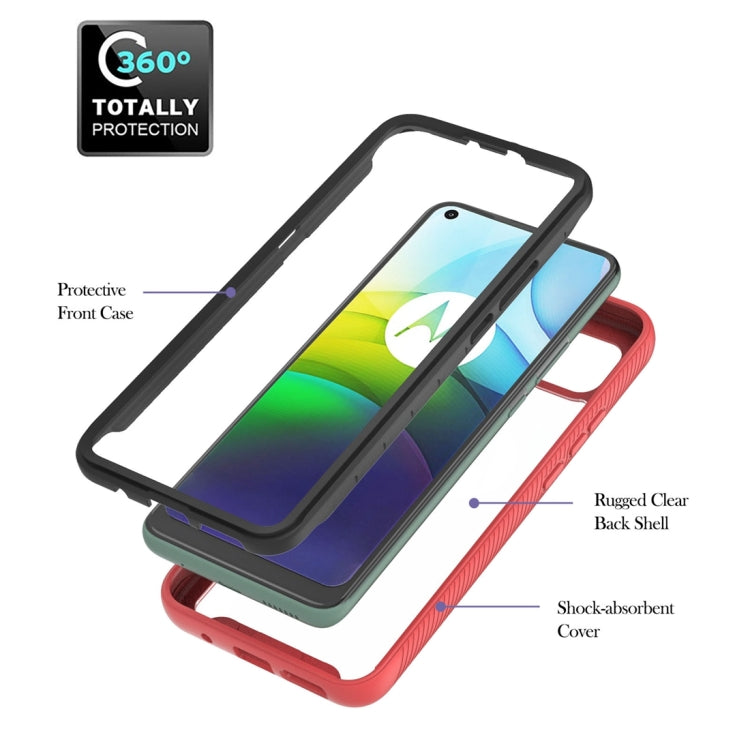 For Motorola Moto G9 Power Starry Sky Solid Color Series Shockproof PC + TPU Protective Case with Ring Holder & Magnetic Function