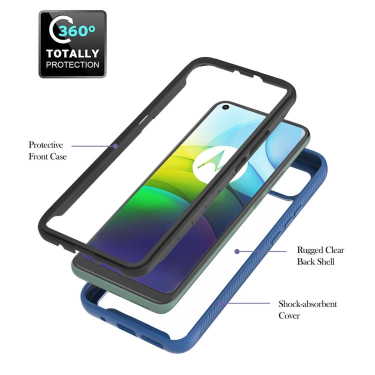For Motorola Moto G9 Power Starry Sky Solid Color Series Shockproof PC + TPU Protective Case with Ring Holder & Magnetic Function