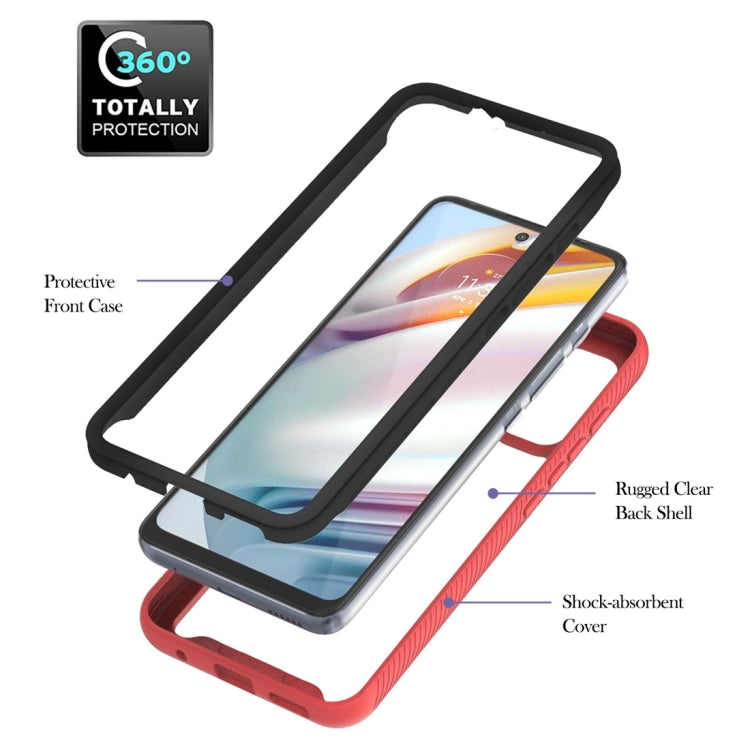 For Motorola Moto G60 Starry Sky Solid Color Series Shockproof PC + TPU Protective Case with Ring Holder & Magnetic Function