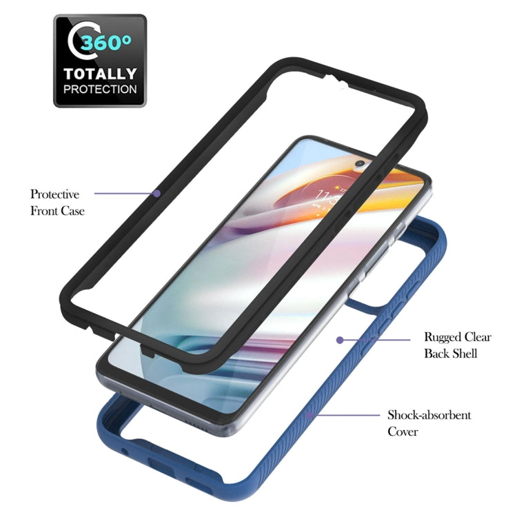 For Motorola Moto G60 Starry Sky Solid Color Series Shockproof PC + TPU Protective Case with Ring Holder & Magnetic Function
