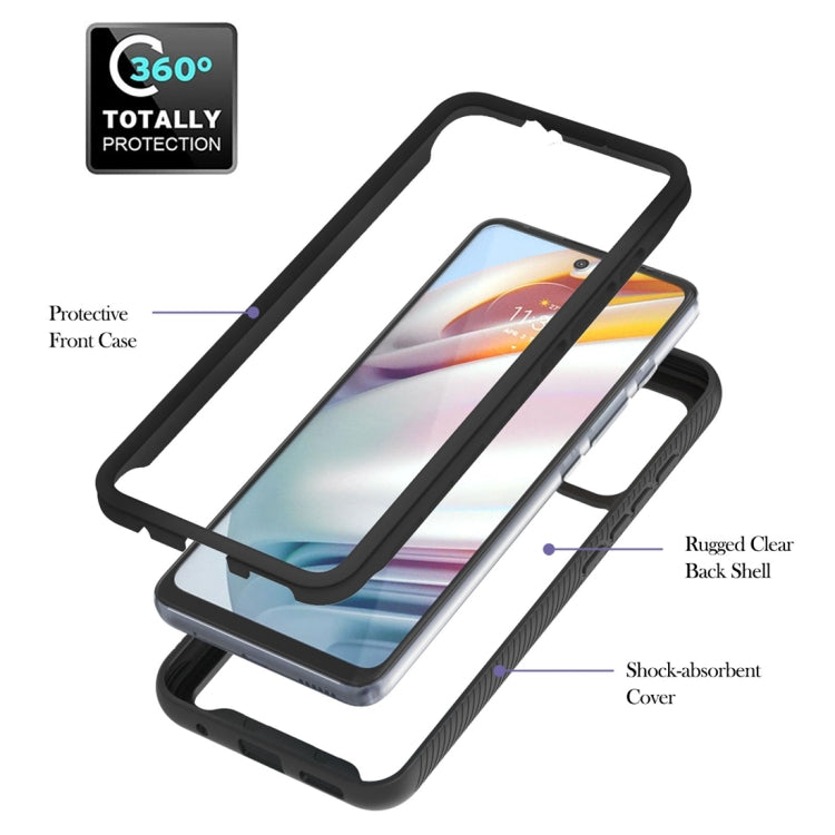 For Motorola Moto G60 Starry Sky Solid Color Series Shockproof PC + TPU Protective Case with Ring Holder & Magnetic Function