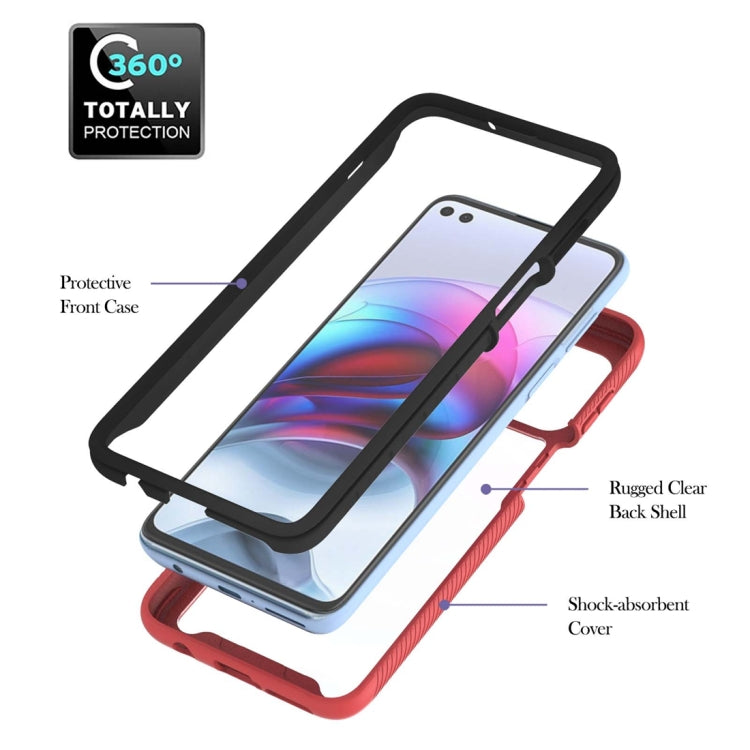 For Motorola Edge S / Moto G100 Starry Sky Solid Color Series Shockproof PC + TPU Protective Case with Ring Holder & Magnetic Function