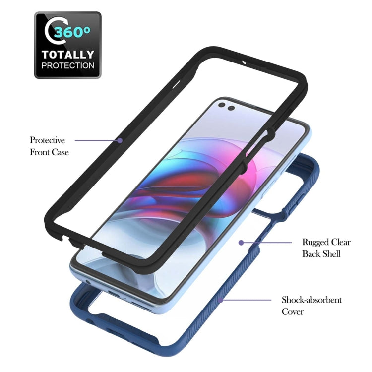 For Motorola Edge S / Moto G100 Starry Sky Solid Color Series Shockproof PC + TPU Protective Case with Ring Holder & Magnetic Function
