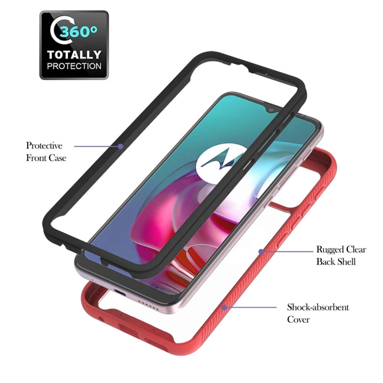 For Motorola Moto E7 Power Starry Sky Solid Color Series Shockproof PC + TPU Protective Case with Ring Holder & Magnetic Function