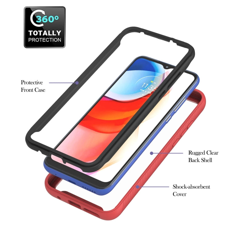 For Motorola Moto G Play 2021 Starry Sky Solid Color Series Shockproof PC + TPU Protective Case with Ring Holder & Magnetic Function
