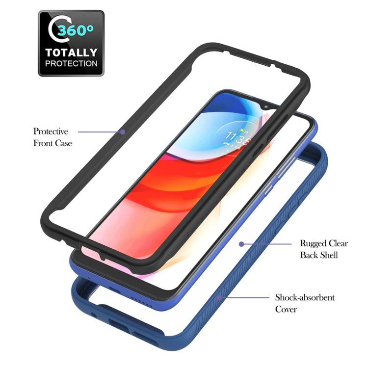For Motorola Moto G Play 2021 Starry Sky Solid Color Series Shockproof PC + TPU Protective Case with Ring Holder & Magnetic Function