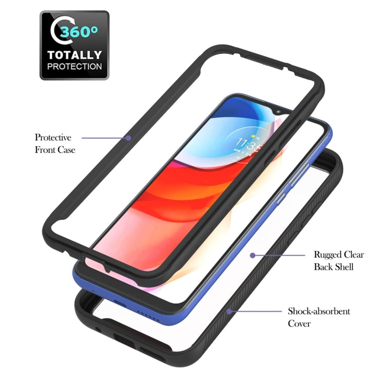 For Motorola Moto G Play 2021 Starry Sky Solid Color Series Shockproof PC + TPU Protective Case with Ring Holder & Magnetic Function