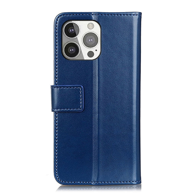 For iPhone 13 Pro 3-Color Pearl Texture Magnetic Buckle Horizontal Flip PU Leather Case with Card Slots & Wallet & Holder