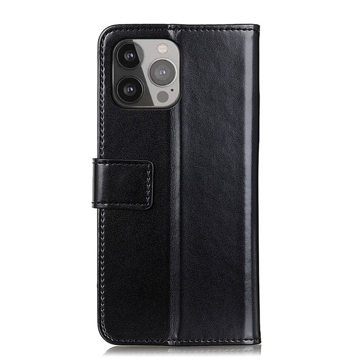 For iPhone 13 Pro Max 3-Color Pearl Texture Magnetic Buckle Horizontal Flip PU Leather Case with Card Slots & Wallet & Holder