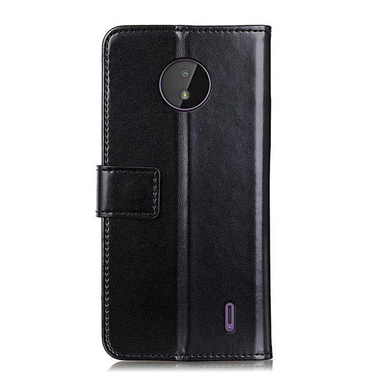 3-Color Pearl Texture Magnetic Buckle Horizontal Flip PU Leather Case with Card Slots & Wallet & Holder For Nokia C10 / C20
