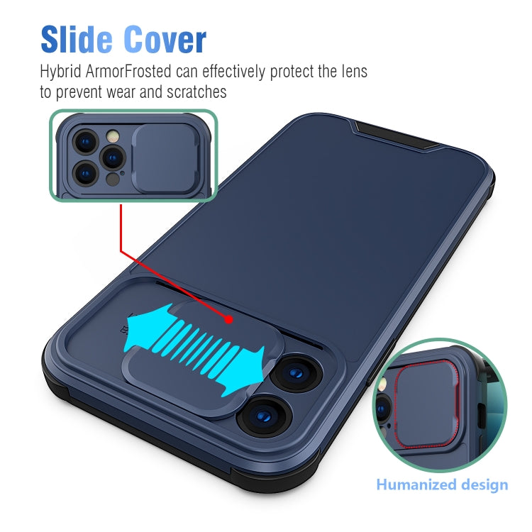 For iPhone 12 Sliding Camera Cover Design PC + TPU Protective Case