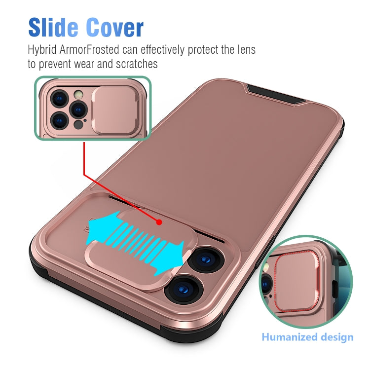 For iPhone 12 Sliding Camera Cover Design PC + TPU Protective Case