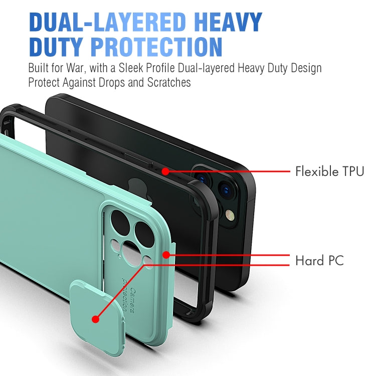 For iPhone 12 Pro Max Sliding Camera Cover Design PC + TPU Protective Case