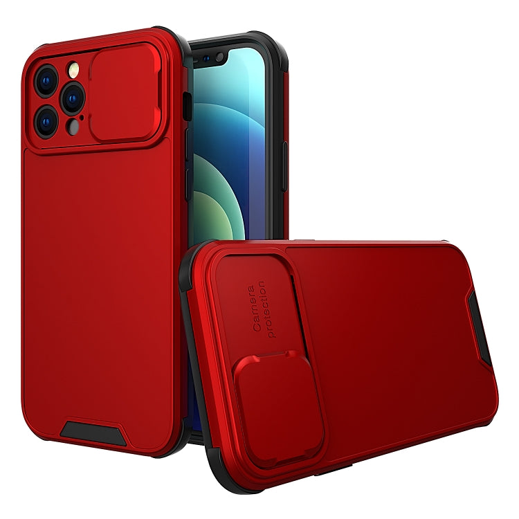 For iPhone 12 Pro Max Sliding Camera Cover Design PC + TPU Protective Case