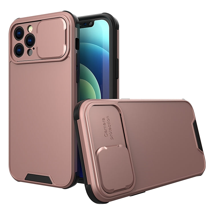For iPhone 12 Pro Max Sliding Camera Cover Design PC + TPU Protective Case