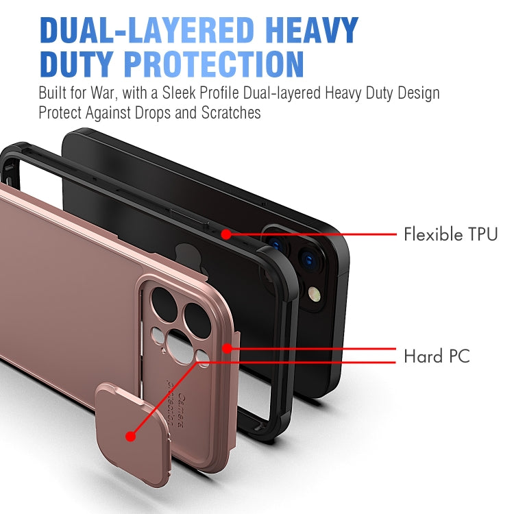 For iPhone 12 Pro Max Sliding Camera Cover Design PC + TPU Protective Case