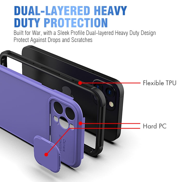 For iPhone 12 Pro Max Sliding Camera Cover Design PC + TPU Protective Case