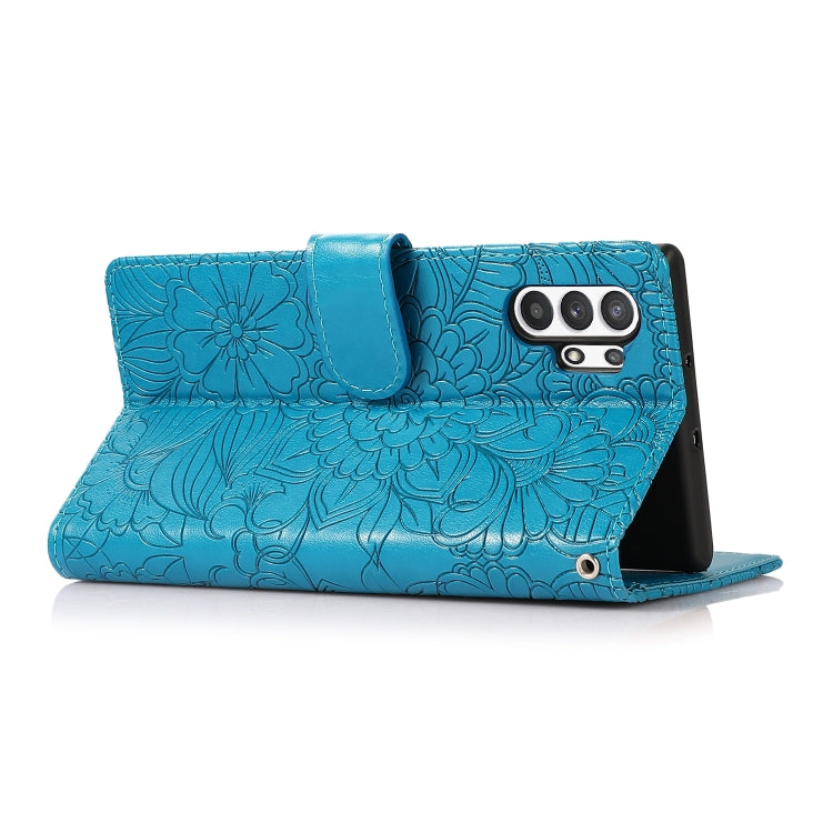 For Samsung Galaxy A32 5G Skin Feel Embossed Sunflower Horizontal Flip Leather Case with Holder & Card Slots & Wallet & Lanyard