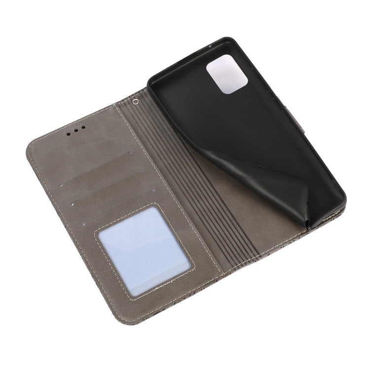 For Samsung Galaxy A71 Skin Feel Embossed Sunflower Horizontal Flip Leather Case with Holder & Card Slots & Wallet & Lanyard