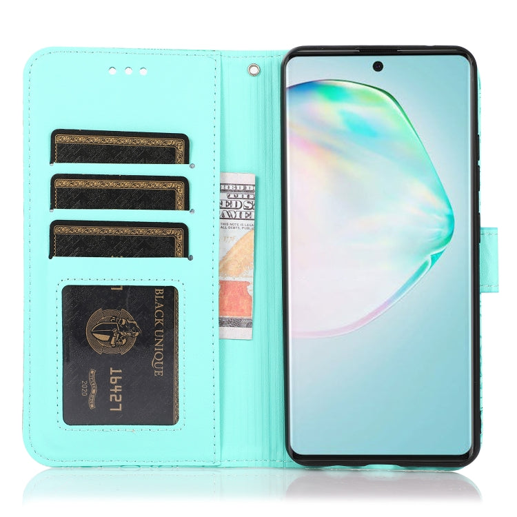 For Samsung Galaxy A91 Skin Feel Embossed Sunflower Horizontal Flip Leather Case with Holder & Card Slots & Wallet & Lanyard