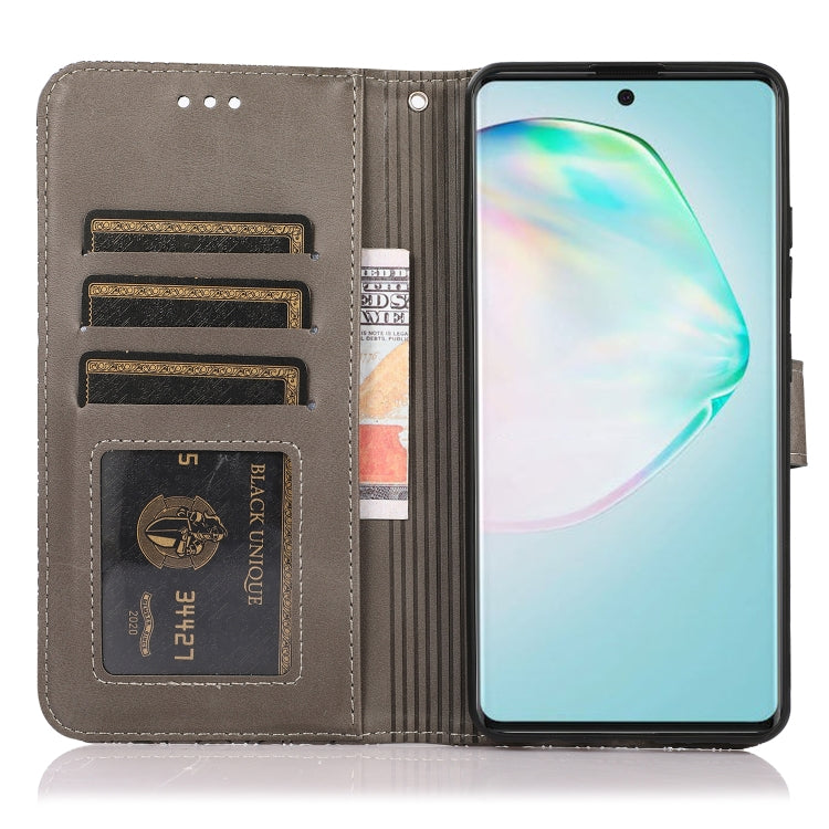For Samsung Galaxy A91 Skin Feel Embossed Sunflower Horizontal Flip Leather Case with Holder & Card Slots & Wallet & Lanyard