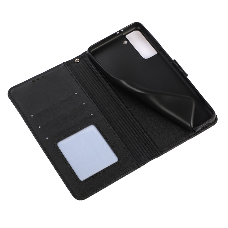 For Samsung Galaxy S21 FE Skin Feel Embossed Sunflower Horizontal Flip Leather Case with Holder & Card Slots & Wallet & Lanyard