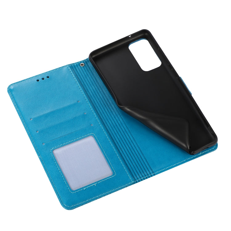 For Samsung Galaxy Note20 Skin Feel Embossed Sunflower Horizontal Flip Leather Case with Holder & Card Slots & Wallet & Lanyard