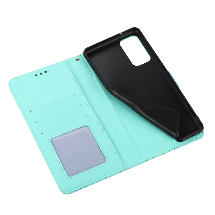 For Samsung Galaxy Note20 Skin Feel Embossed Sunflower Horizontal Flip Leather Case with Holder & Card Slots & Wallet & Lanyard