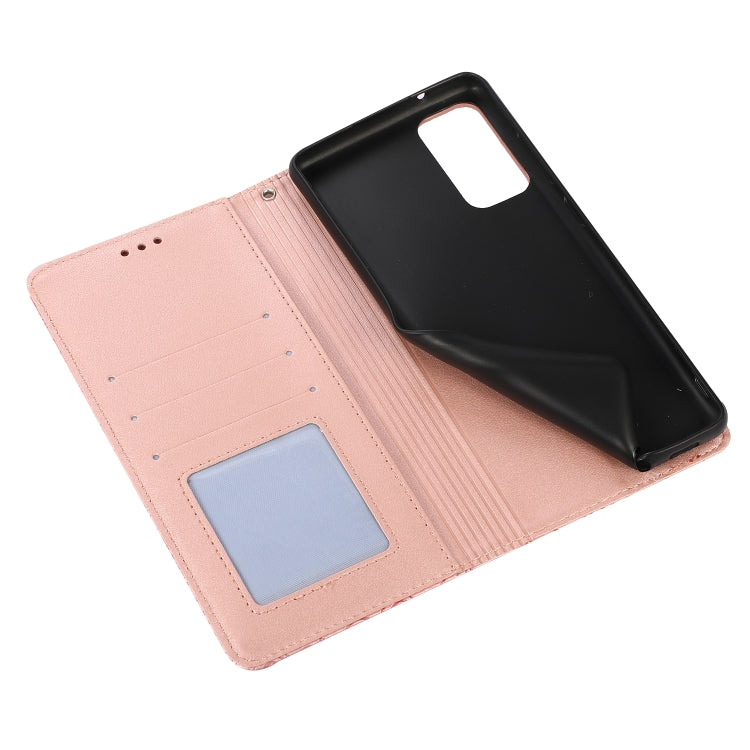 For Samsung Galaxy Note20 Skin Feel Embossed Sunflower Horizontal Flip Leather Case with Holder & Card Slots & Wallet & Lanyard