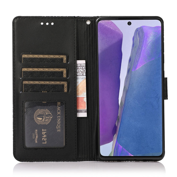 For Samsung Galaxy Note20 Skin Feel Embossed Sunflower Horizontal Flip Leather Case with Holder & Card Slots & Wallet & Lanyard