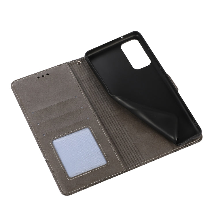 For Samsung Galaxy Note20 Skin Feel Embossed Sunflower Horizontal Flip Leather Case with Holder & Card Slots & Wallet & Lanyard