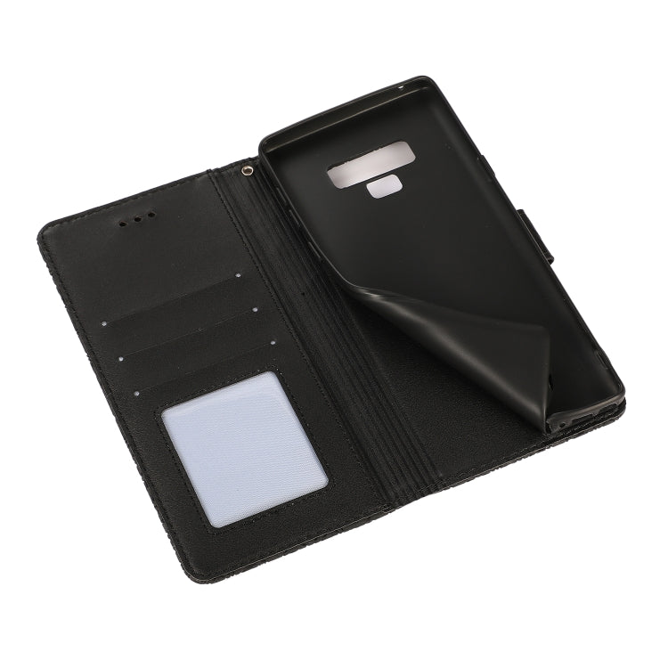 For Samsung Galaxy Note9 Skin Feel Embossed Sunflower Horizontal Flip Leather Case with Holder & Card Slots & Wallet & Lanyard