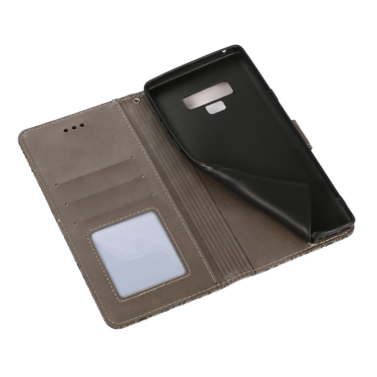 For Samsung Galaxy Note9 Skin Feel Embossed Sunflower Horizontal Flip Leather Case with Holder & Card Slots & Wallet & Lanyard