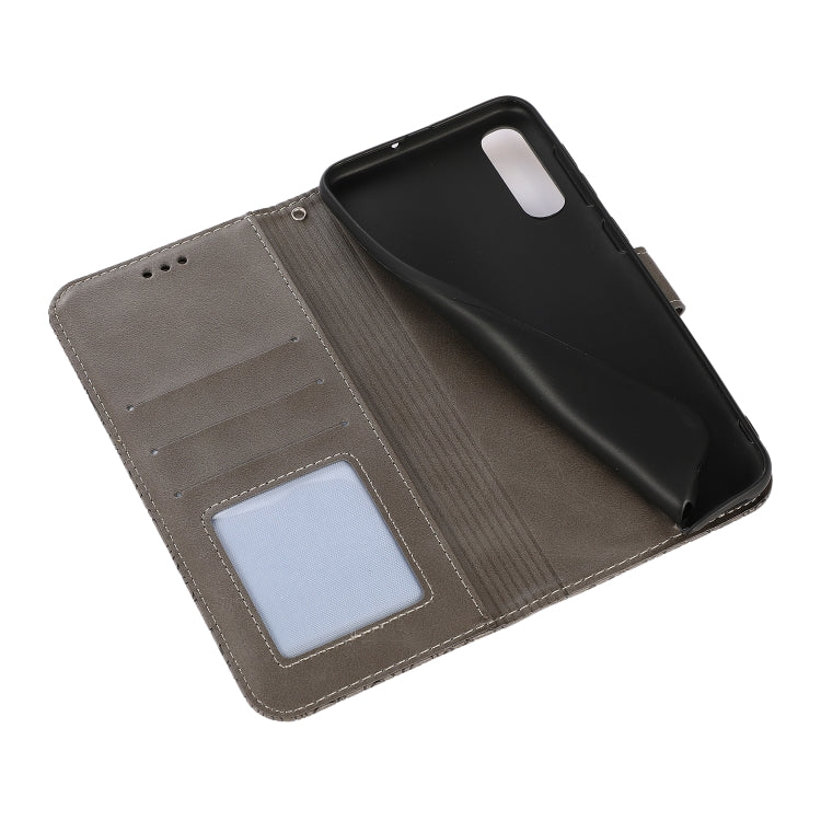 For Samsung Galaxy A50s Skin Feel Embossed Sunflower Horizontal Flip Leather Case with Holder & Card Slots & Wallet & Lanyard