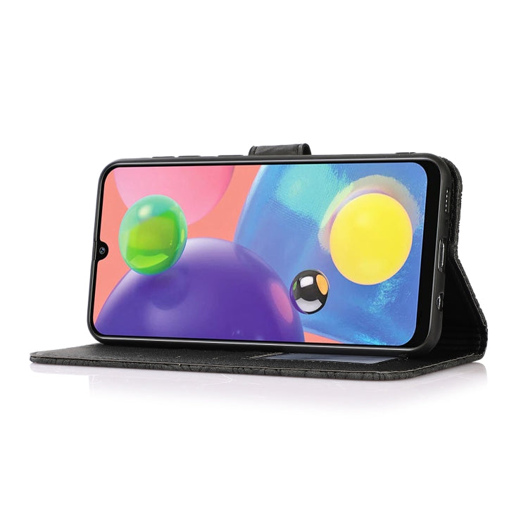 For Samsung Galaxy A70s Skin Feel Embossed Sunflower Horizontal Flip Leather Case with Holder & Card Slots & Wallet & Lanyard