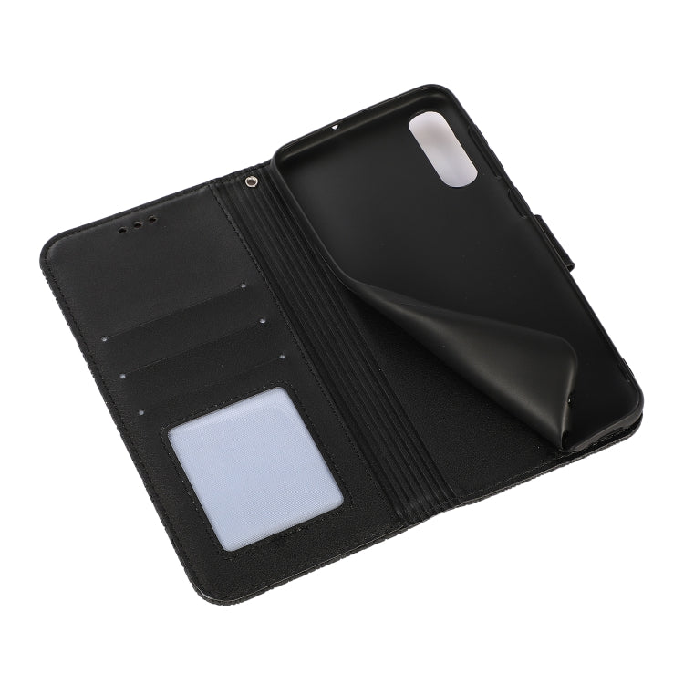 For Samsung Galaxy A70s Skin Feel Embossed Sunflower Horizontal Flip Leather Case with Holder & Card Slots & Wallet & Lanyard