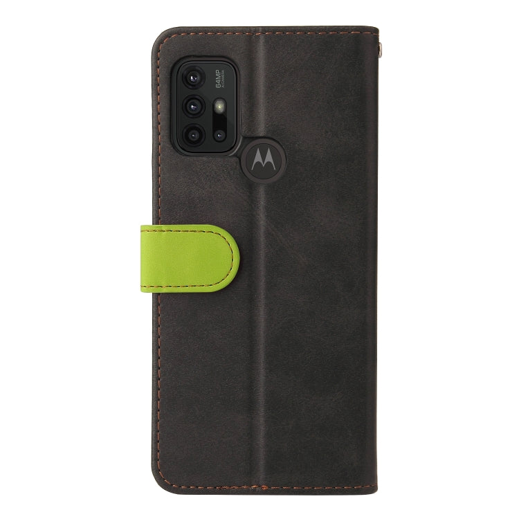 For Motorola Moto G30 / G20 / G10 Business Stitching-Color Horizontal Flip PU Leather Case with Holder & Card Slots & Photo Frame