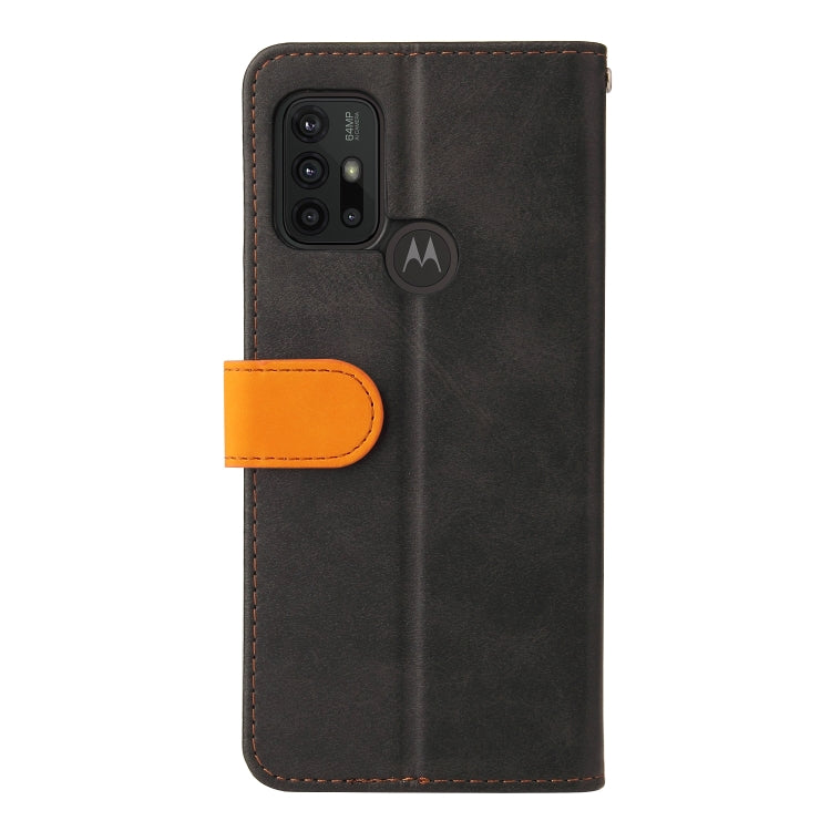 For Motorola Moto G30 / G20 / G10 Business Stitching-Color Horizontal Flip PU Leather Case with Holder & Card Slots & Photo Frame