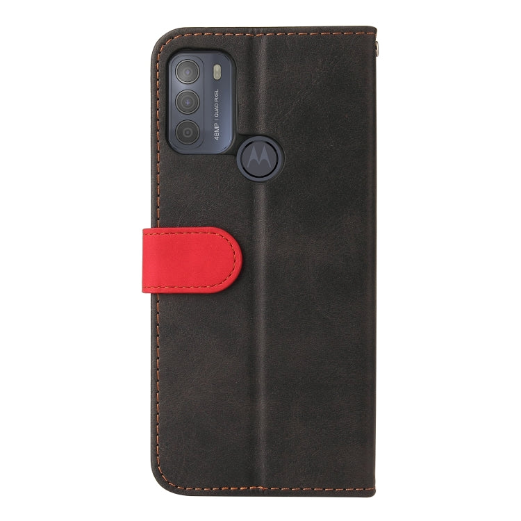 For Motorola Moto G50 Business Stitching-Color Horizontal Flip PU Leather Case with Holder & Card Slots & Photo Frame