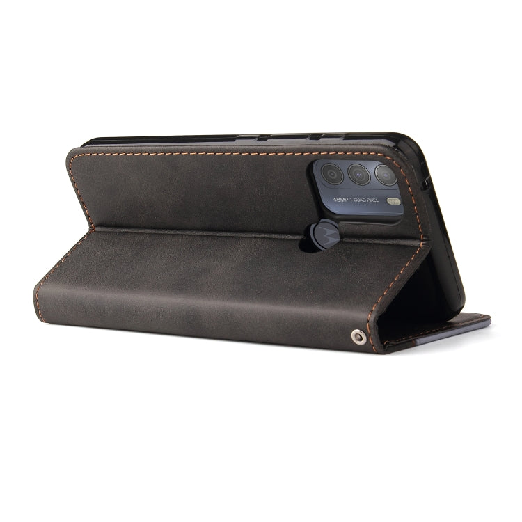 For Motorola Moto G50 Business Stitching-Color Horizontal Flip PU Leather Case with Holder & Card Slots & Photo Frame