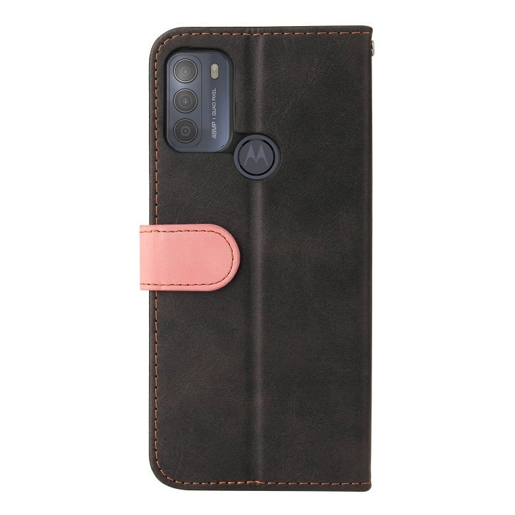 For Motorola Moto G50 Business Stitching-Color Horizontal Flip PU Leather Case with Holder & Card Slots & Photo Frame