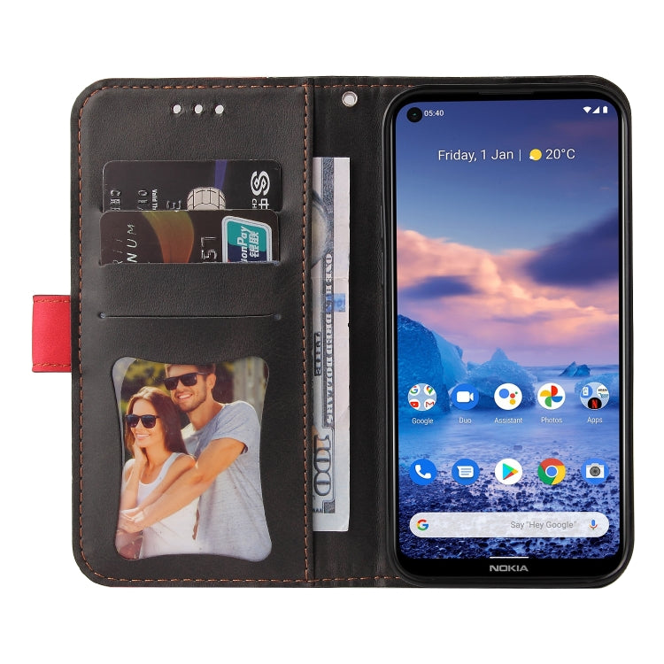 For Nokia G10 / G20 Business Stitching-Color Horizontal Flip PU Leather Case with Holder & Card Slots & Photo Frame
