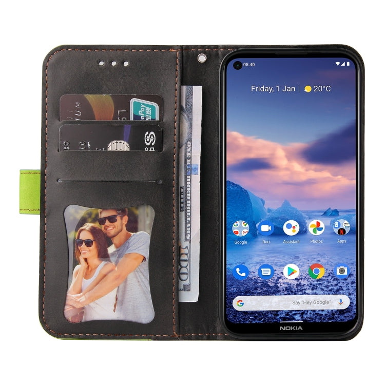 For Nokia G10 / G20 Business Stitching-Color Horizontal Flip PU Leather Case with Holder & Card Slots & Photo Frame