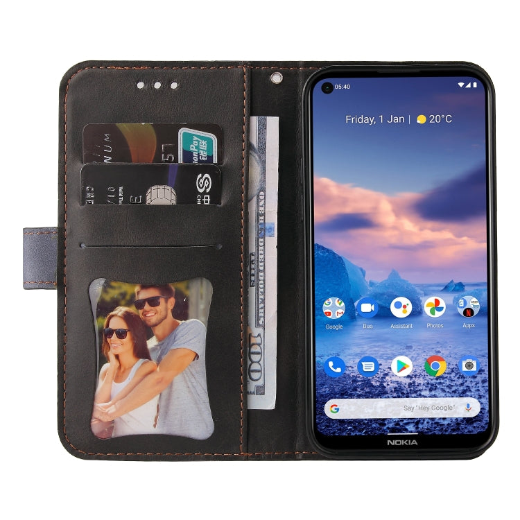 For Nokia G10 / G20 Business Stitching-Color Horizontal Flip PU Leather Case with Holder & Card Slots & Photo Frame