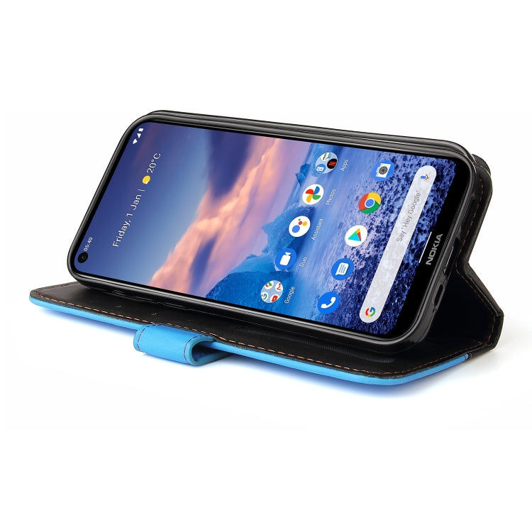 For Nokia G10 / G20 Business Stitching-Color Horizontal Flip PU Leather Case with Holder & Card Slots & Photo Frame