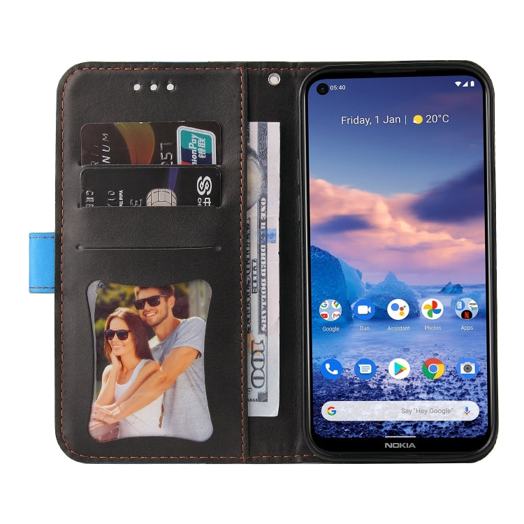 For Nokia G10 / G20 Business Stitching-Color Horizontal Flip PU Leather Case with Holder & Card Slots & Photo Frame