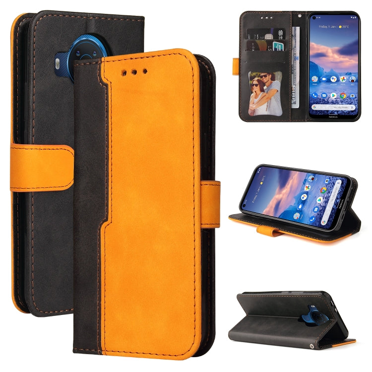 For Nokia G10 / G20 Business Stitching-Color Horizontal Flip PU Leather Case with Holder & Card Slots & Photo Frame