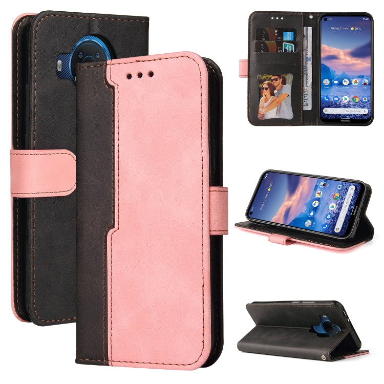 For Nokia G10 / G20 Business Stitching-Color Horizontal Flip PU Leather Case with Holder & Card Slots & Photo Frame