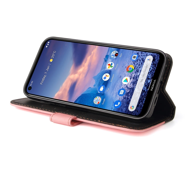 For Nokia G10 / G20 Business Stitching-Color Horizontal Flip PU Leather Case with Holder & Card Slots & Photo Frame