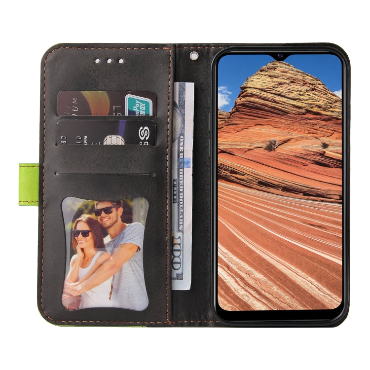 For vivo Y20 / Y20i / Y20s / Y12s / Y30 China Business Stitching-Color Horizontal Flip PU Leather Case with Holder & Card Slots & Photo Frame